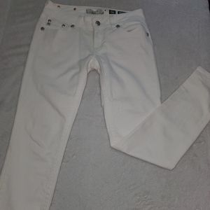 Miss Me White Womens 29 Skinny Jeans